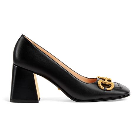 gucci black pumps sale